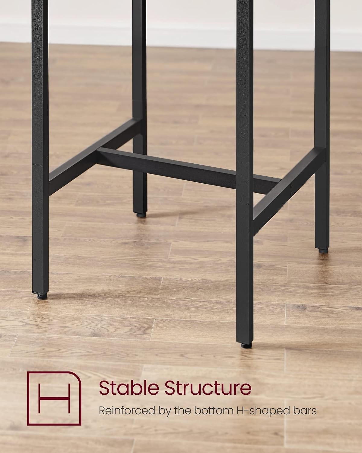 Stylish Dining Pub Set for 2 - Compact Bar Table with Stools for Small Spaces