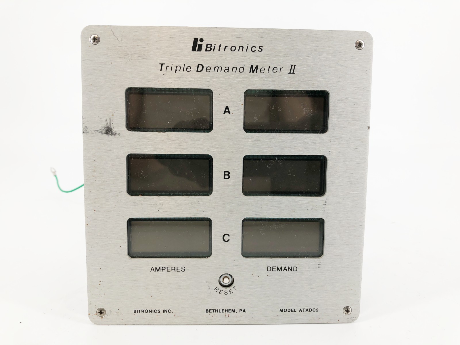 Bitronics ATADC2 Triple Demand Meter II Ratio 1200:5 120VAC