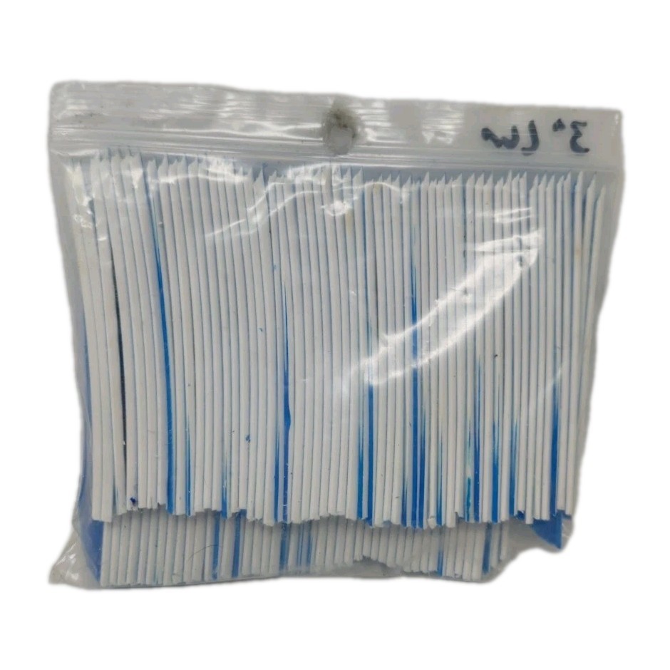 100 Pack Archery Arrow Feathers 3" Left Wing: Parabolic Blue