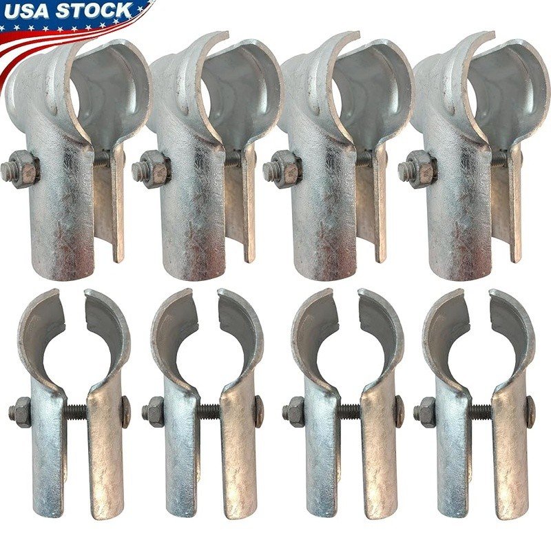 Heavy Duty Chain Link Fence Parts Set of 8 Easy Install Rust Proof Fittings New