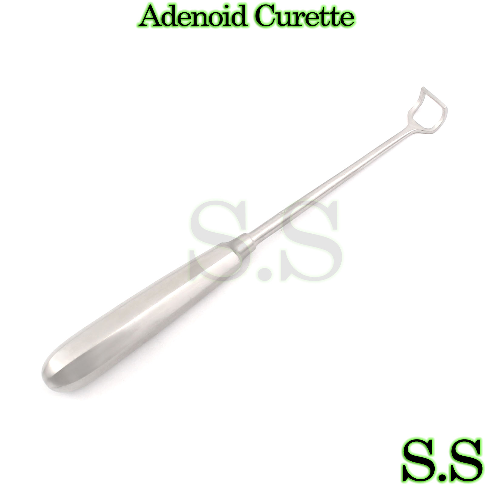 ADENOID CURETTE 8-1/2" (21.6CM), SIZE 2,15 mm wide blade