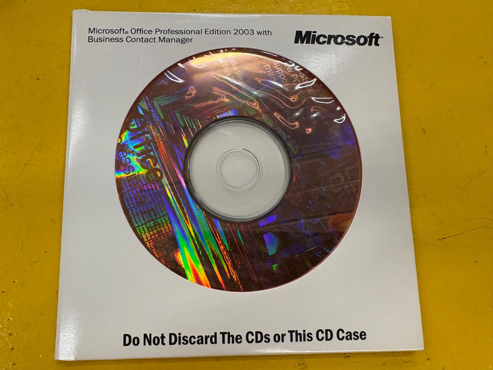 Microsoft Office PRO  2003  software