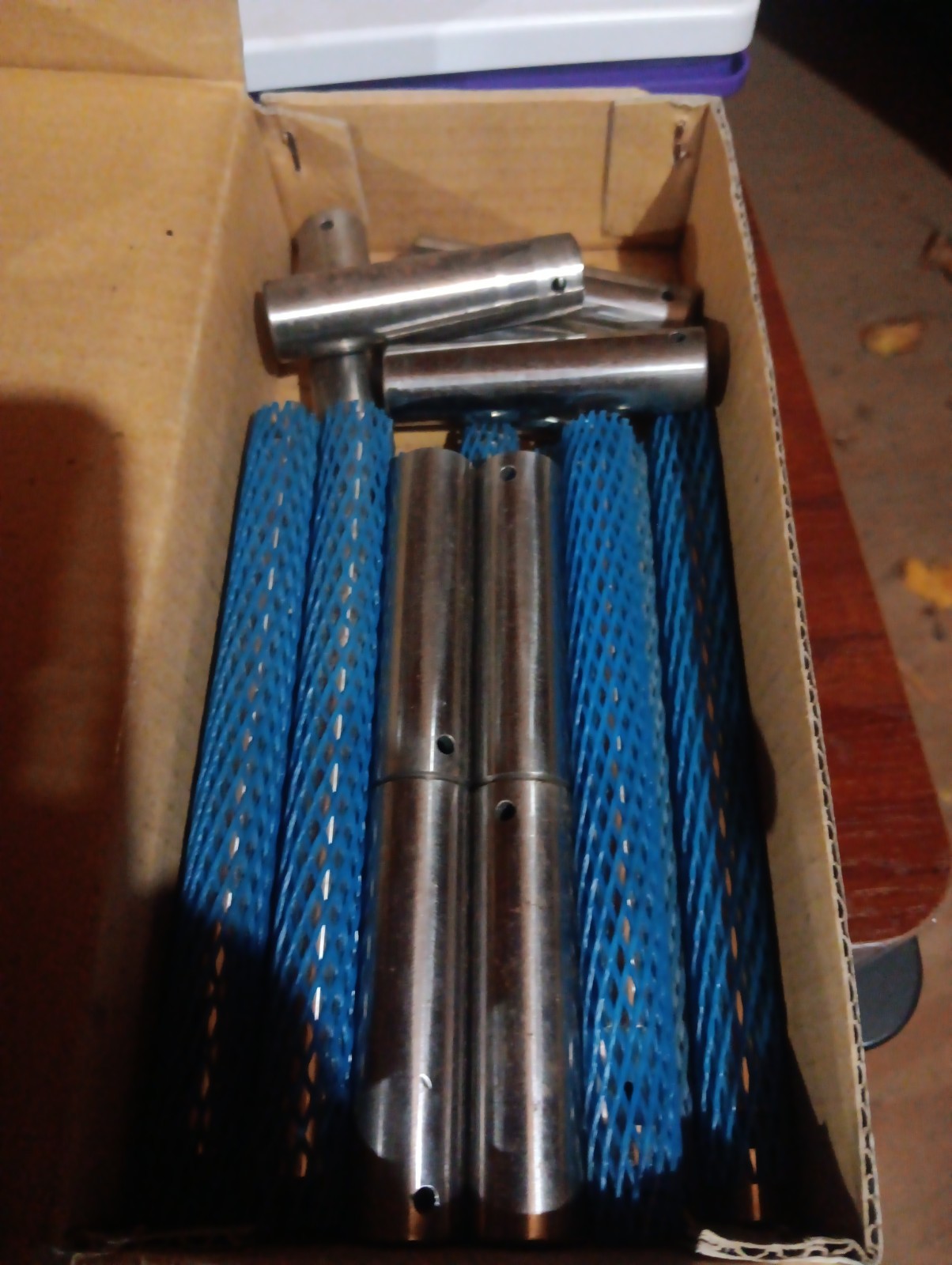 VTG Machines Blank Dowels Misc Box, As Is! Over 5LBS!!