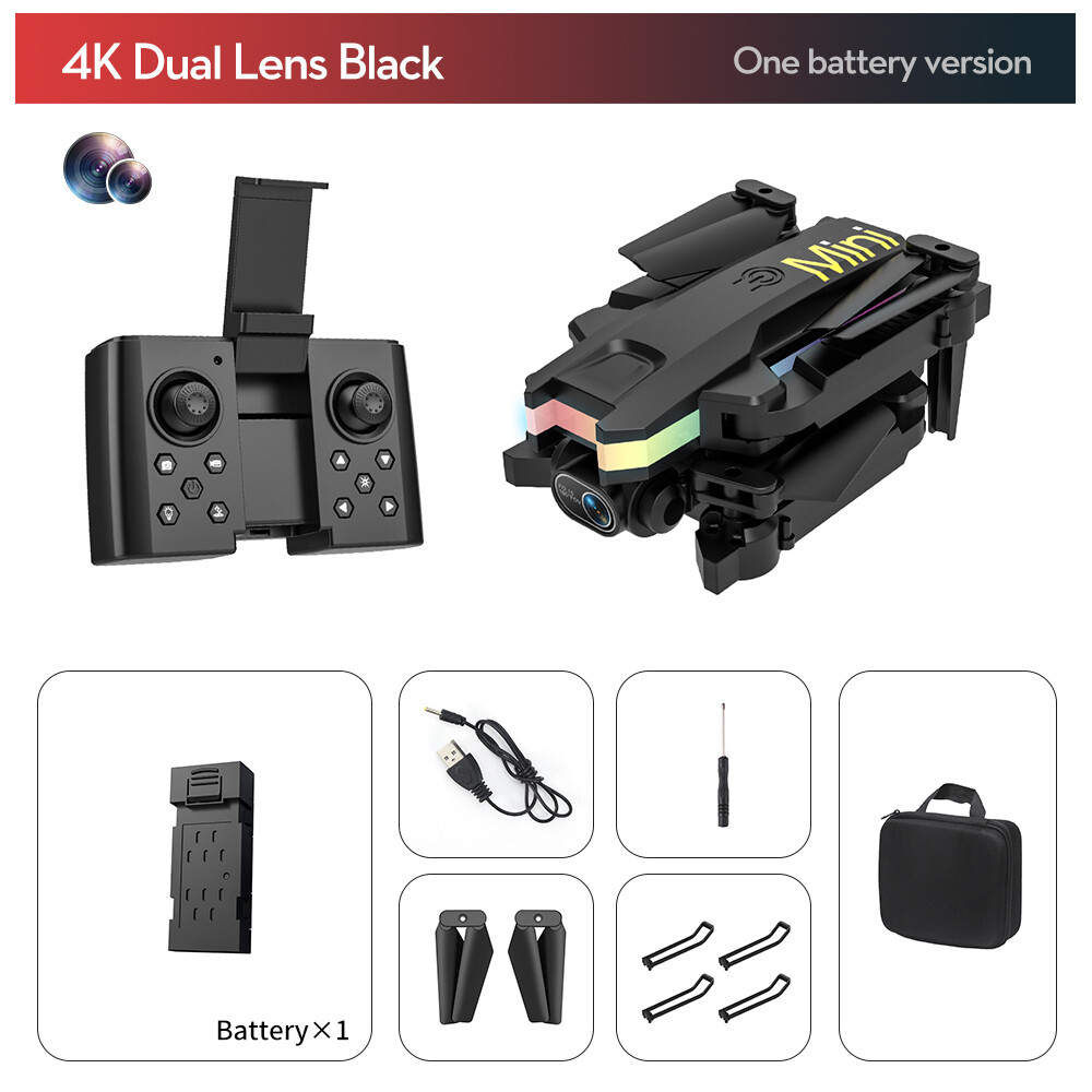 Remote Control XT8 RC Drones Pro 4K HD Dual Camera WIFI FPV Quadcopter Foldable