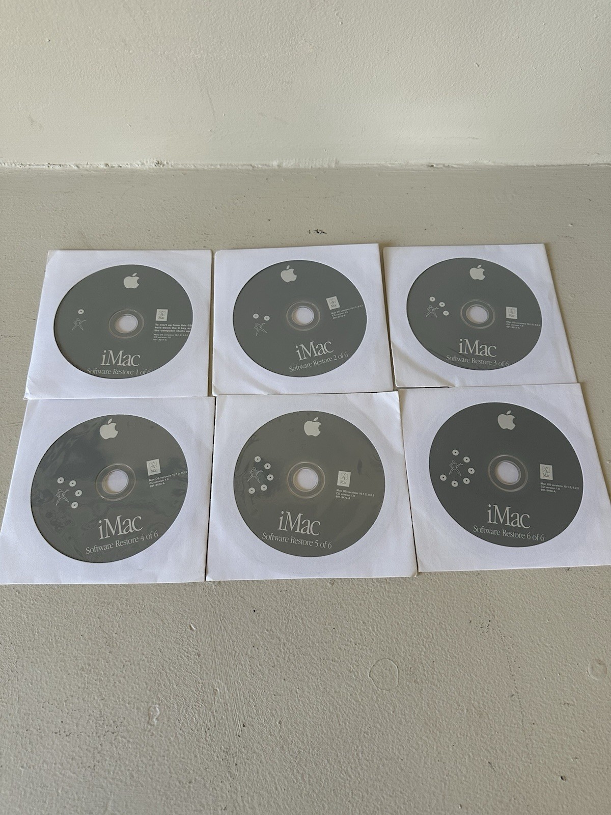 iMac Software Restore CD Disc Version 10.1.2 9.2.2 (6 Discs)
