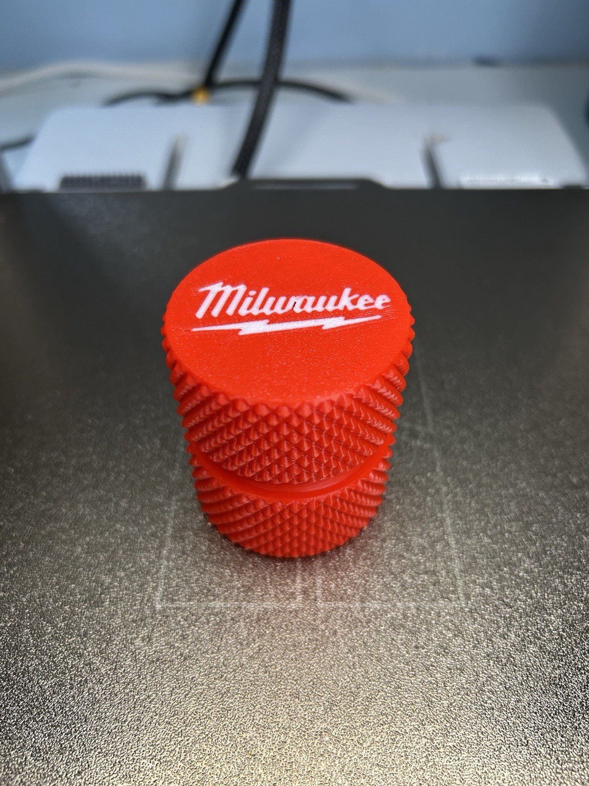 Milwaukee Container Set of 3 Sizes Threaded Screw Parts Storage 3D Printed Boxes