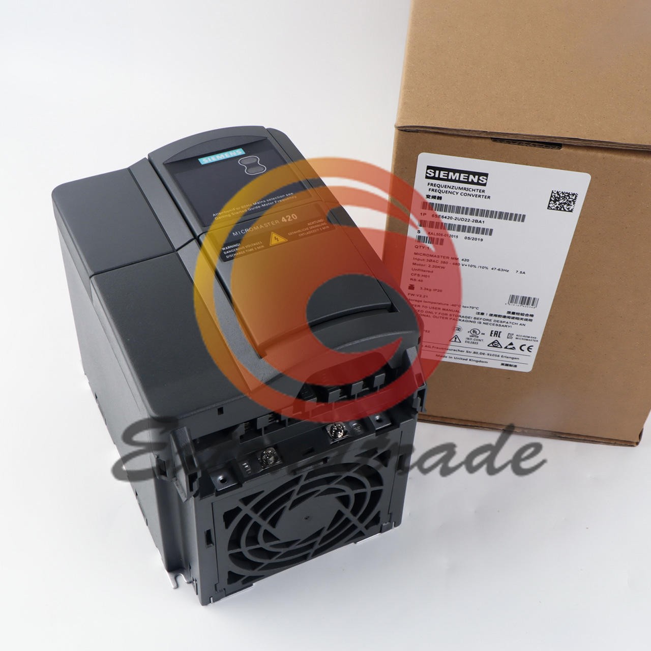 NEW Siemens 6SE6420-2UD22-2BA1 Inverter Drive 2.2kW 6SE6 420-2UD22-2BA1