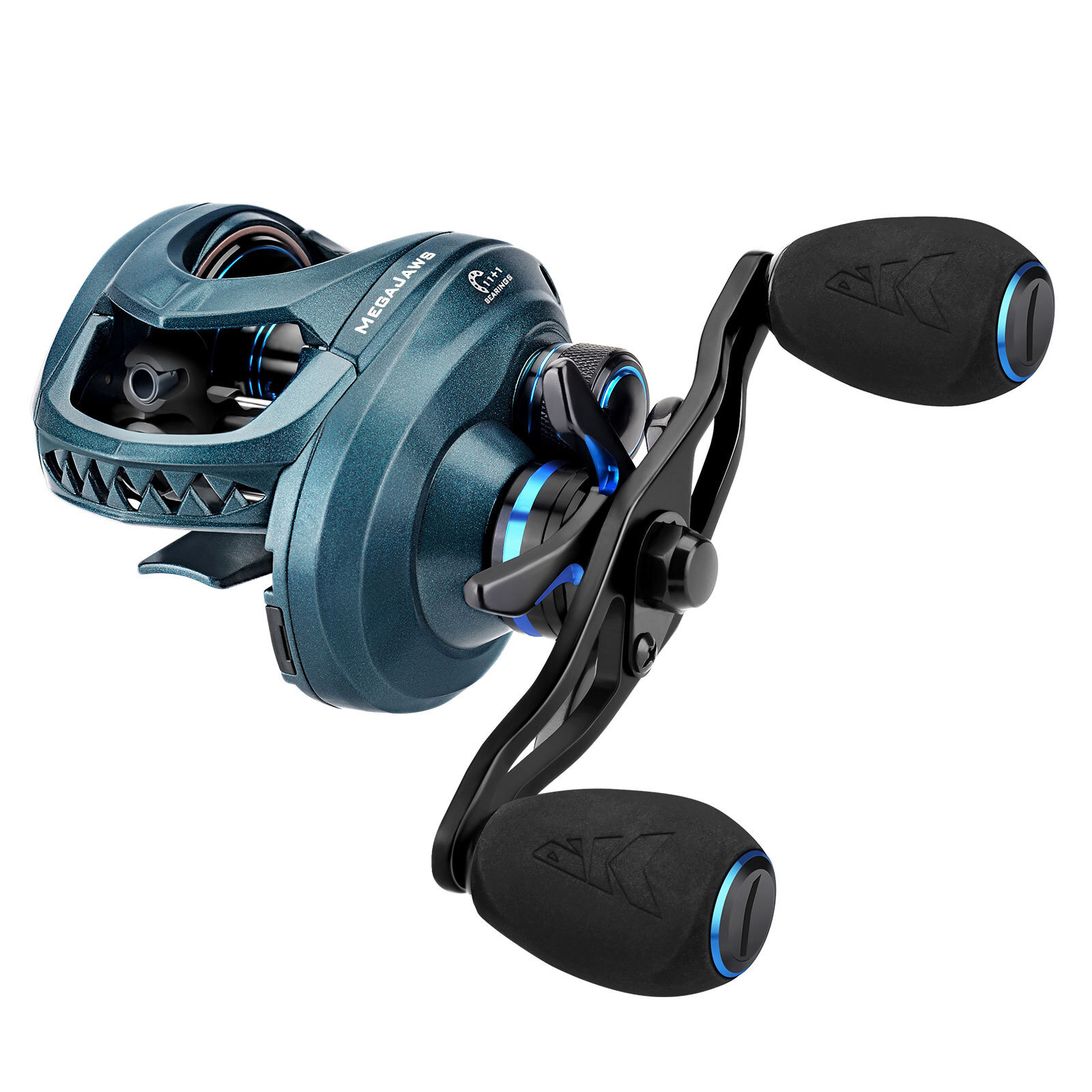 KastKing MegaJaws New AutoMag Dual Braking System Baitcasting Fishing Reel-New