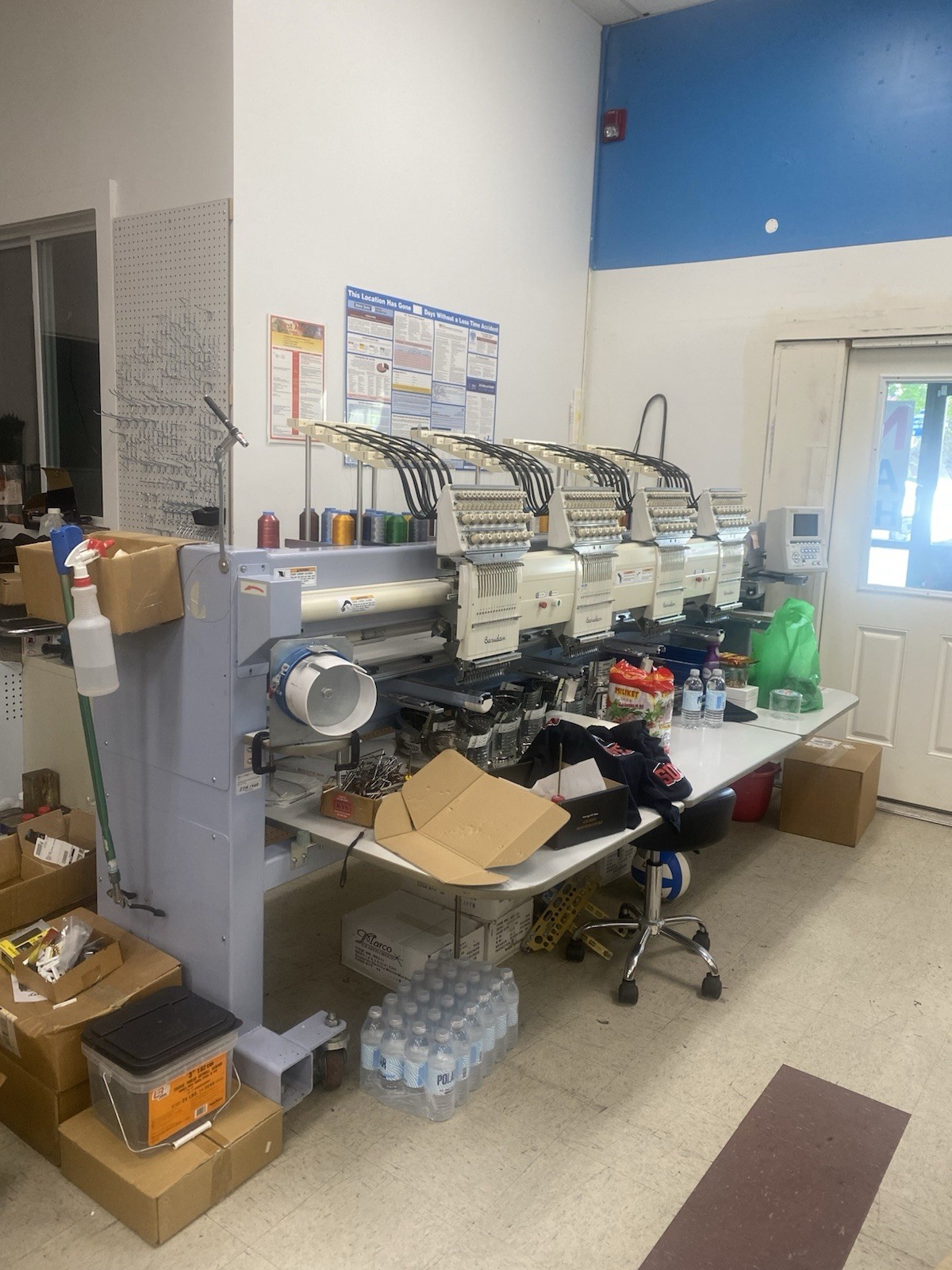 2008 Barudan 4 Header Embroidery Machine for Sale - Price Negotiable