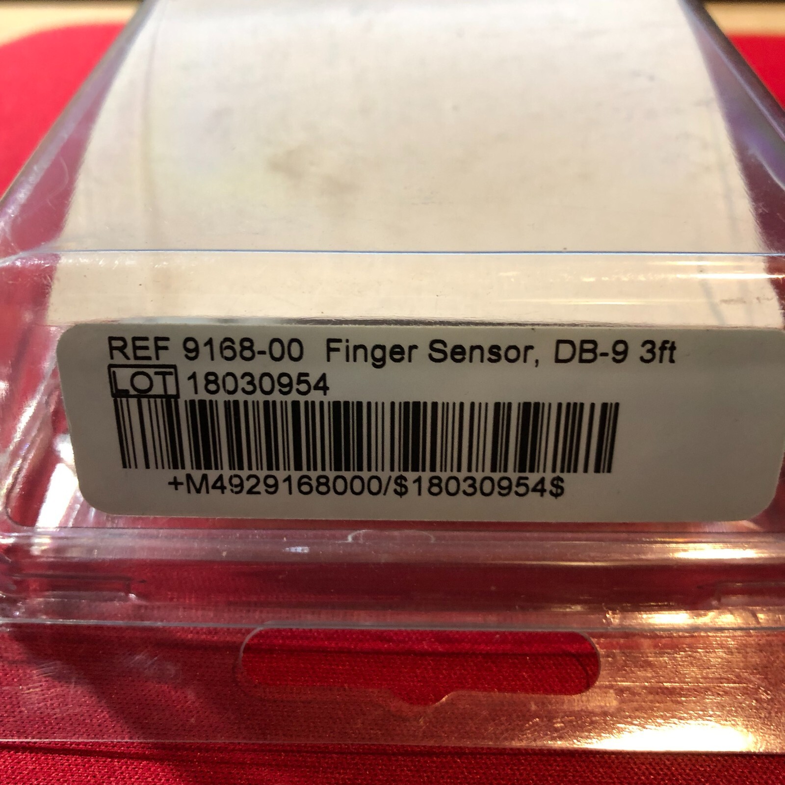 9168-00 - DIXTAL NOVAMETRIX FINGER PULSE OXIMETER SENSOR - NEW - TESTED
