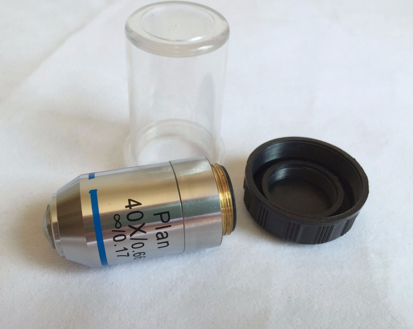 Microscope Objective Lens 40X /0.66 Spring Infinity PLAN Achromatic FotoHigh