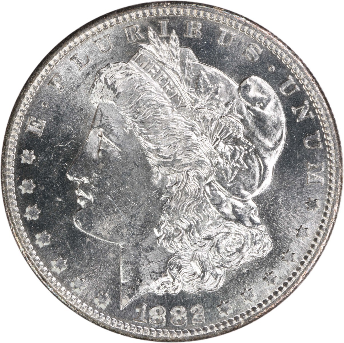 1882-S Morgan Silver Dollar Choice BU Uncertified #225