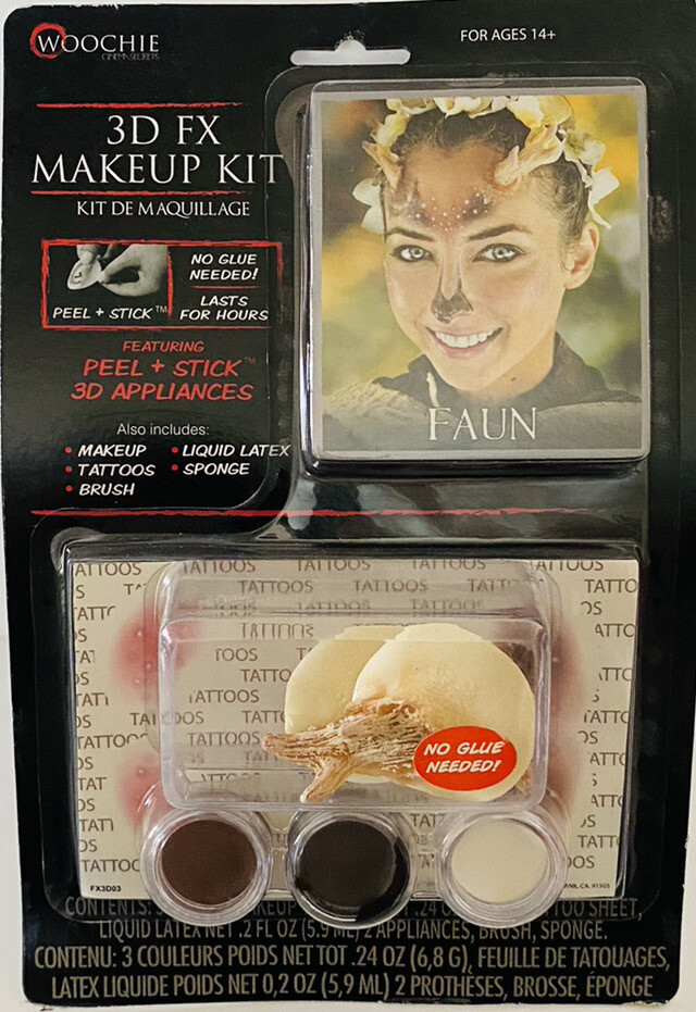 Faun Complete 3D FX Makeup Adult Halloween Accessory