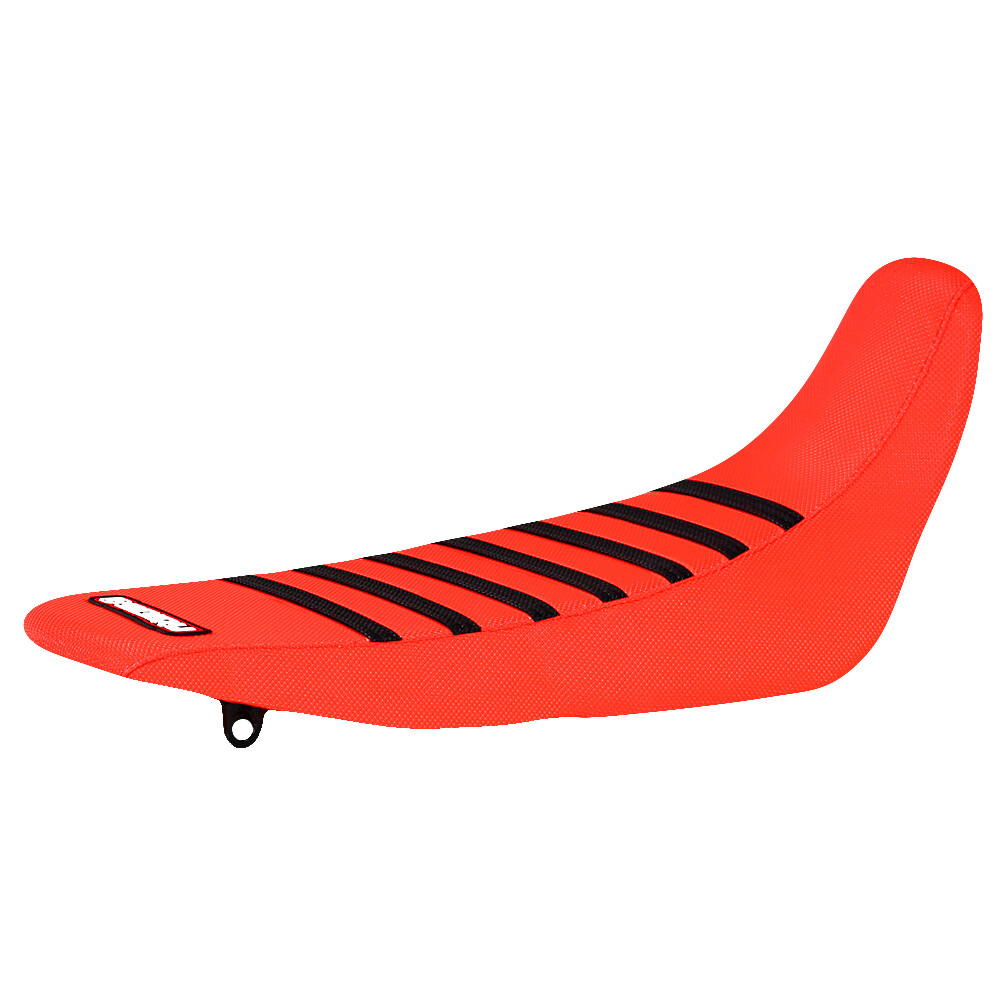 2021-2024 Honda CRF 300L Seat Cover By Enjoy MFG ALL BRIGHT RED BLACK RIBS #305