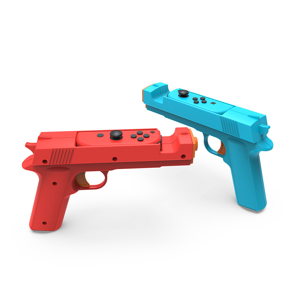 Gun Shape Handgrip Sense Joystick for Switch NS/NS OLED Game Controller  Gamepad
