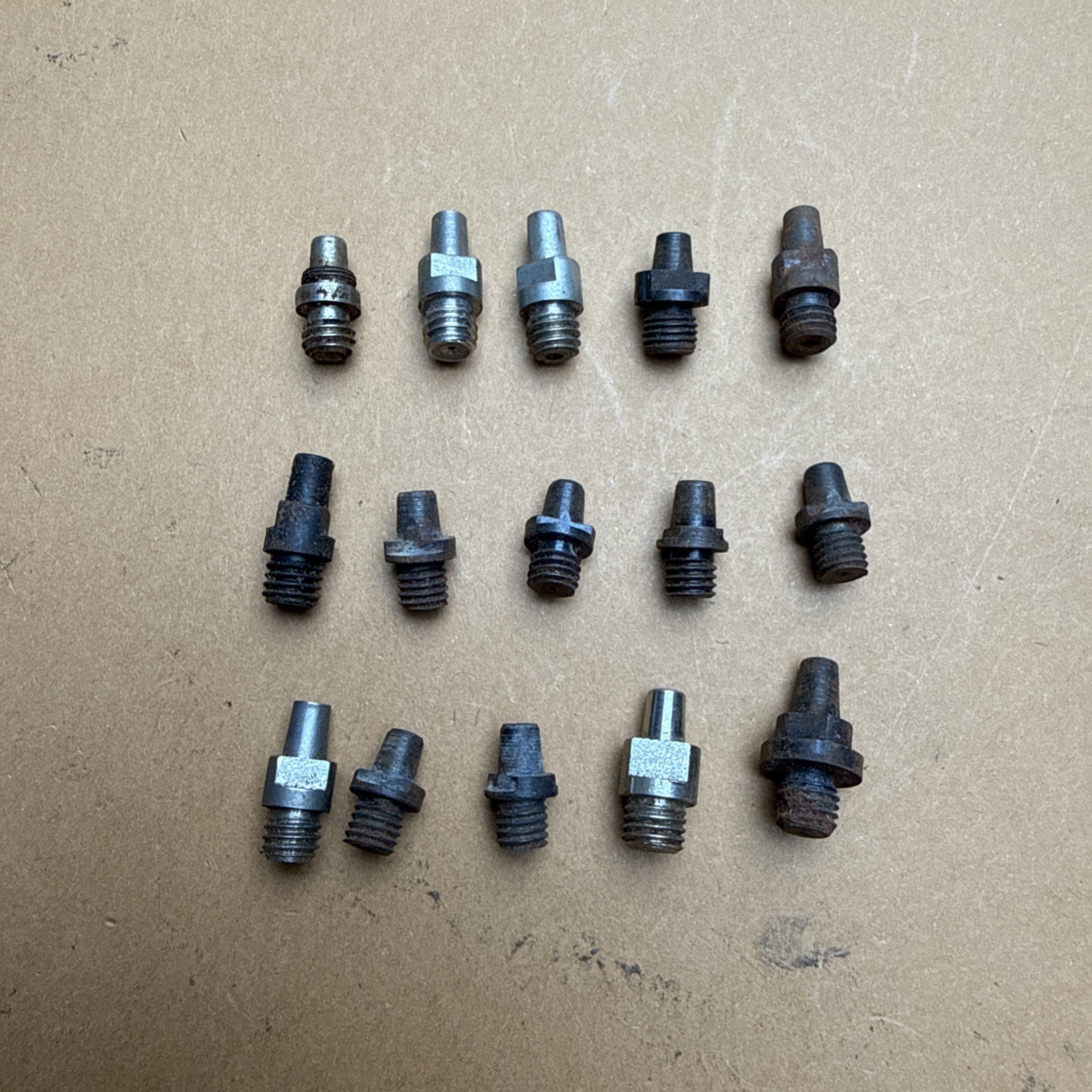 Lot of 15 Black Powder Rifle & Pistol/Revolver Nipples, Used Condition