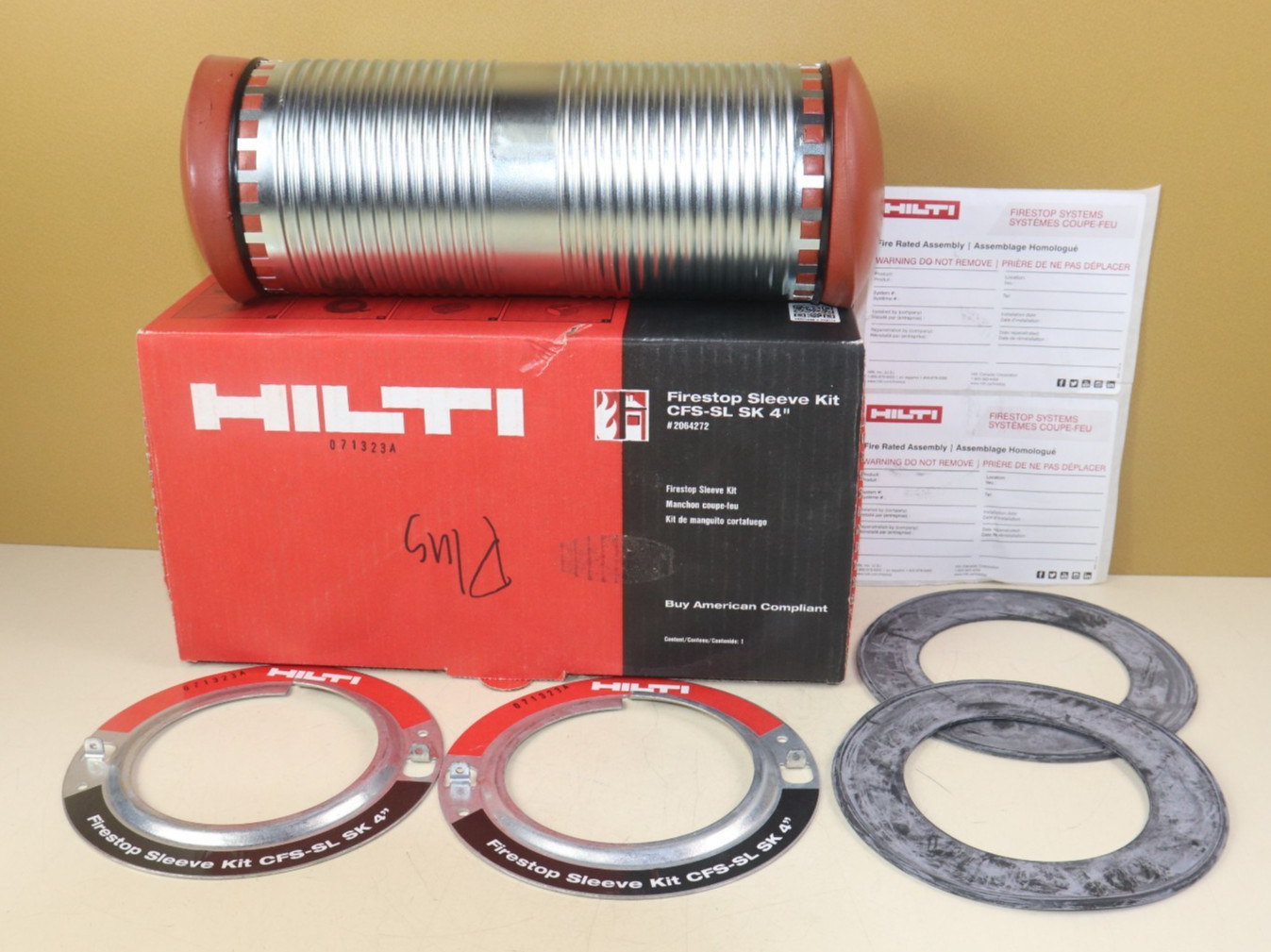 HILTI Firestop Sleeve Kit CFS-SL SK 4" #2064272 NEW