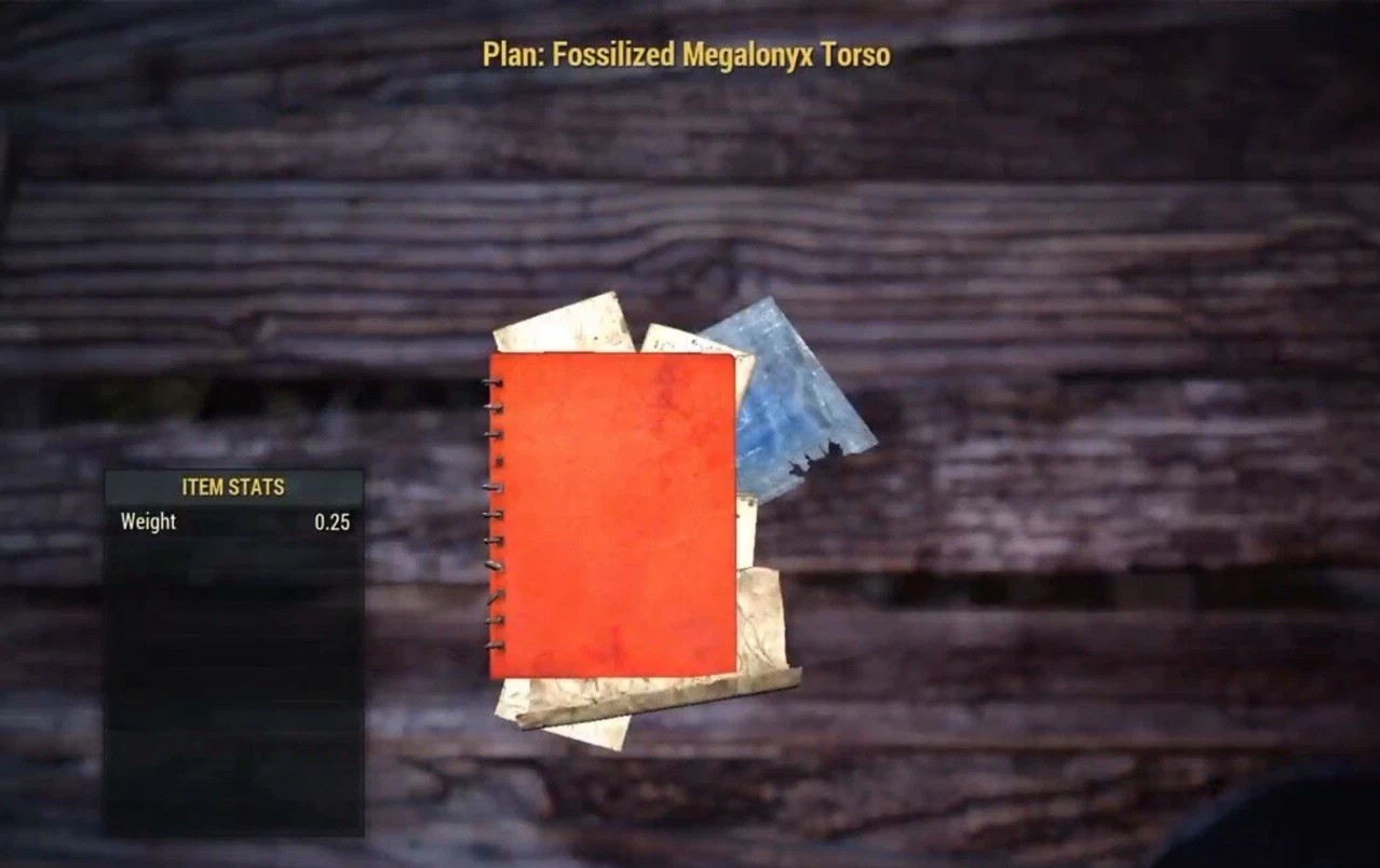 (Xbox/PC) Fossilized Megalonyx Torso Plan