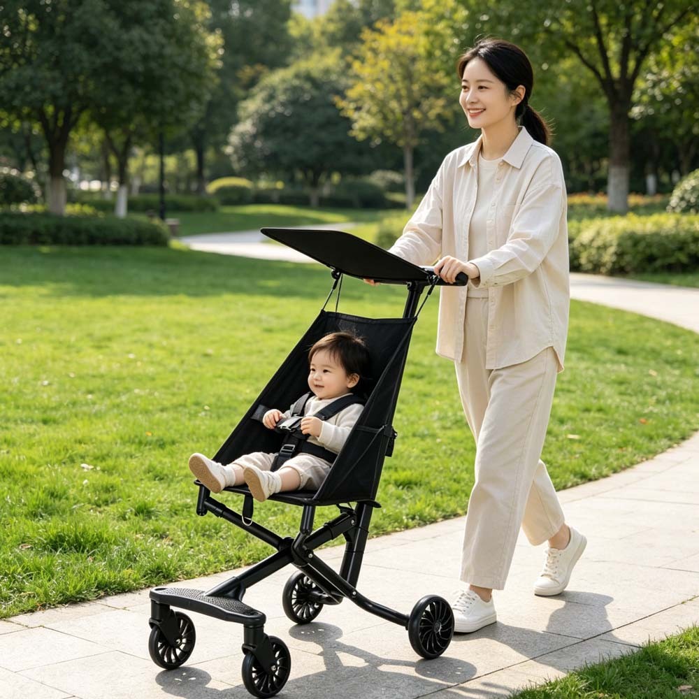 Baby Stroller Lightweight Compact Travel Pram for Infant Toddler Carry on Plane