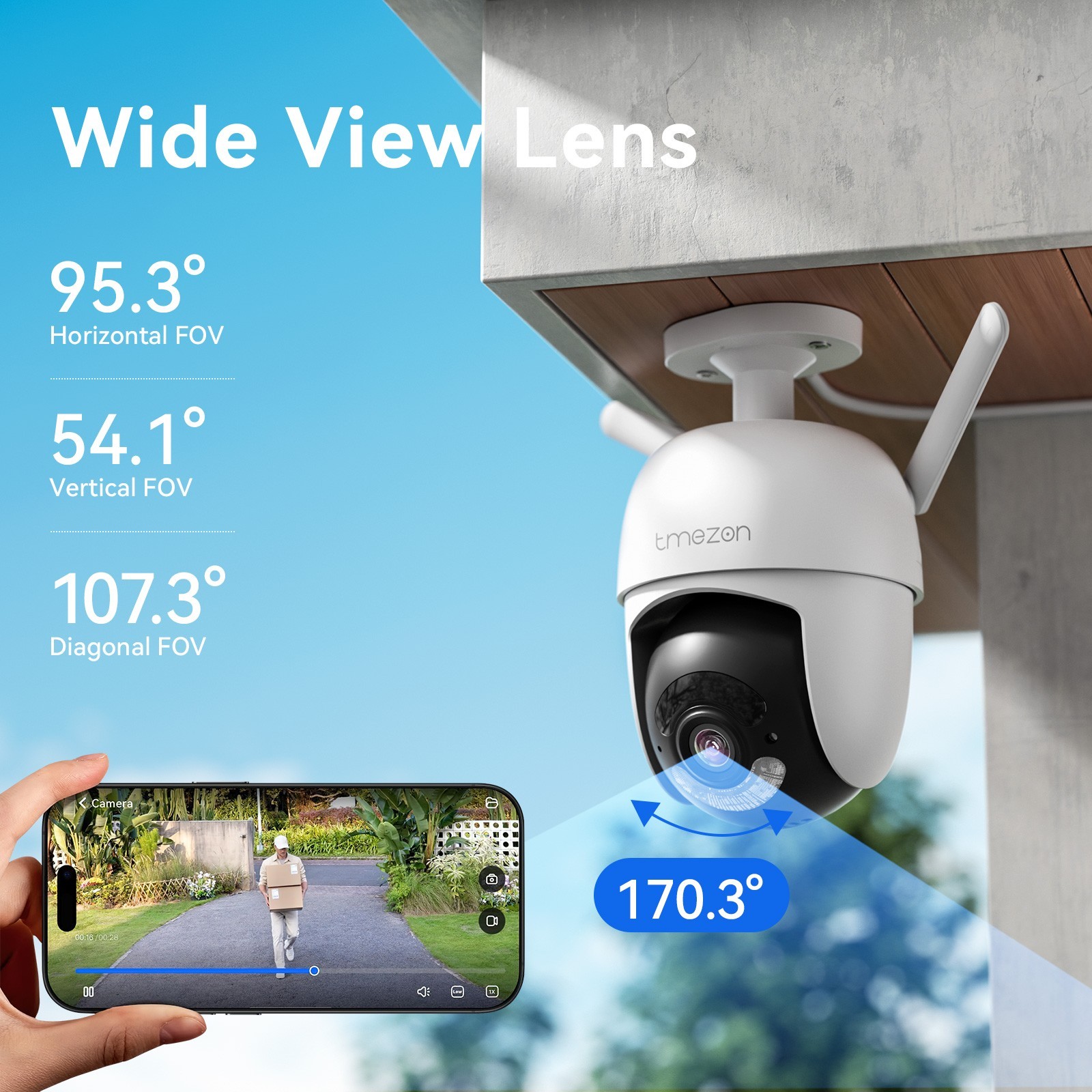 8MP Wireless Security Camera System WiFi Outdoor IP 10CH NVR with 12''Monitor