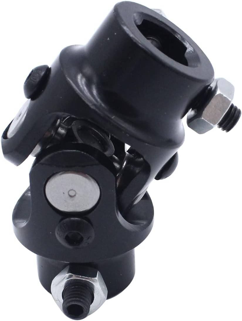 Universal Steering U Joint 3/4-36 Spline X 3/4" DD Black Maximum Working black