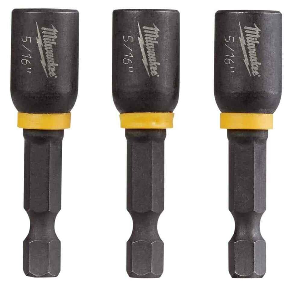 3 Shockwave Impact Duty 5/16 In. X 1-7/8 In. Black Oxide Magnetic Nut Driver