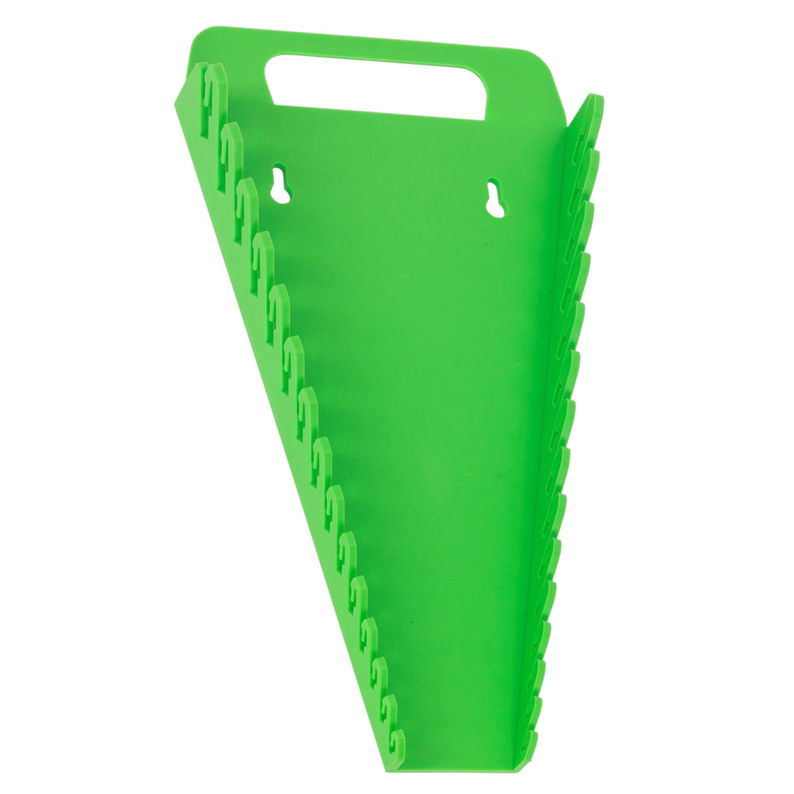 Spanner Rack Capacity 15 Spanners Hi-Vis Green Sealey
