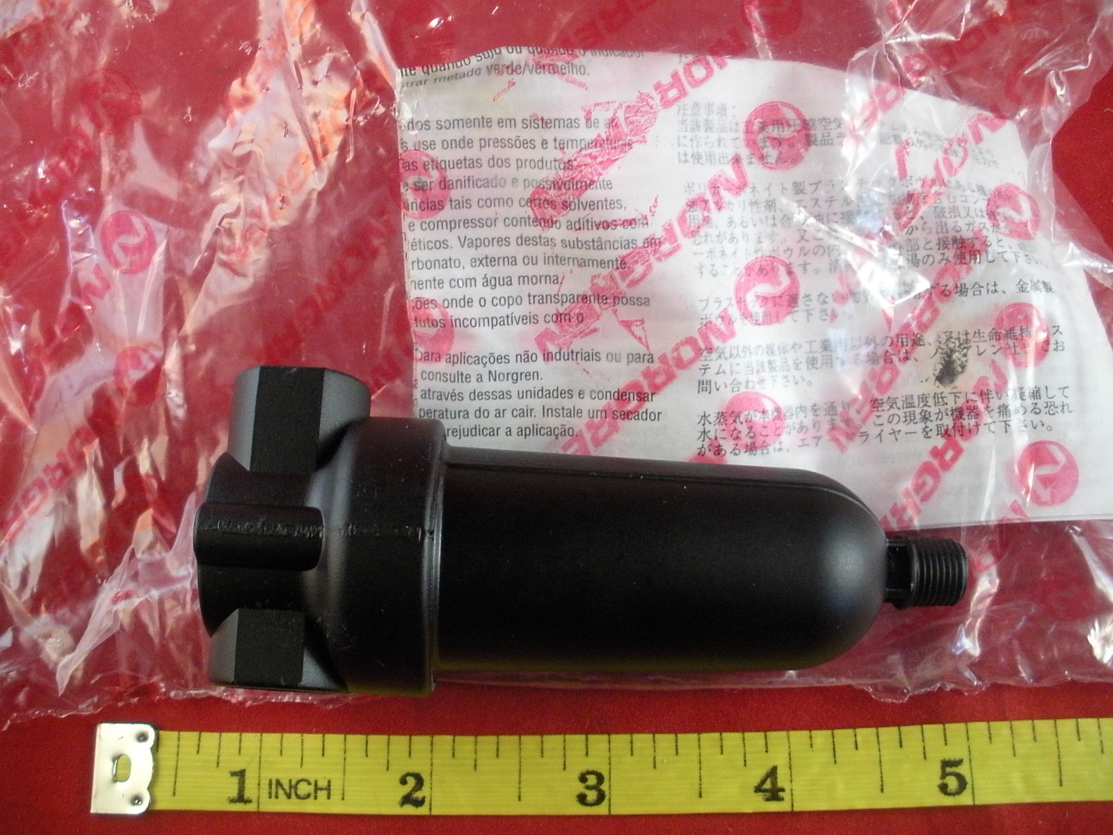 Norgren F39-100-AOMA Oil Filter Removal Inlet 250 psig Temp 150F 1/8 Port New