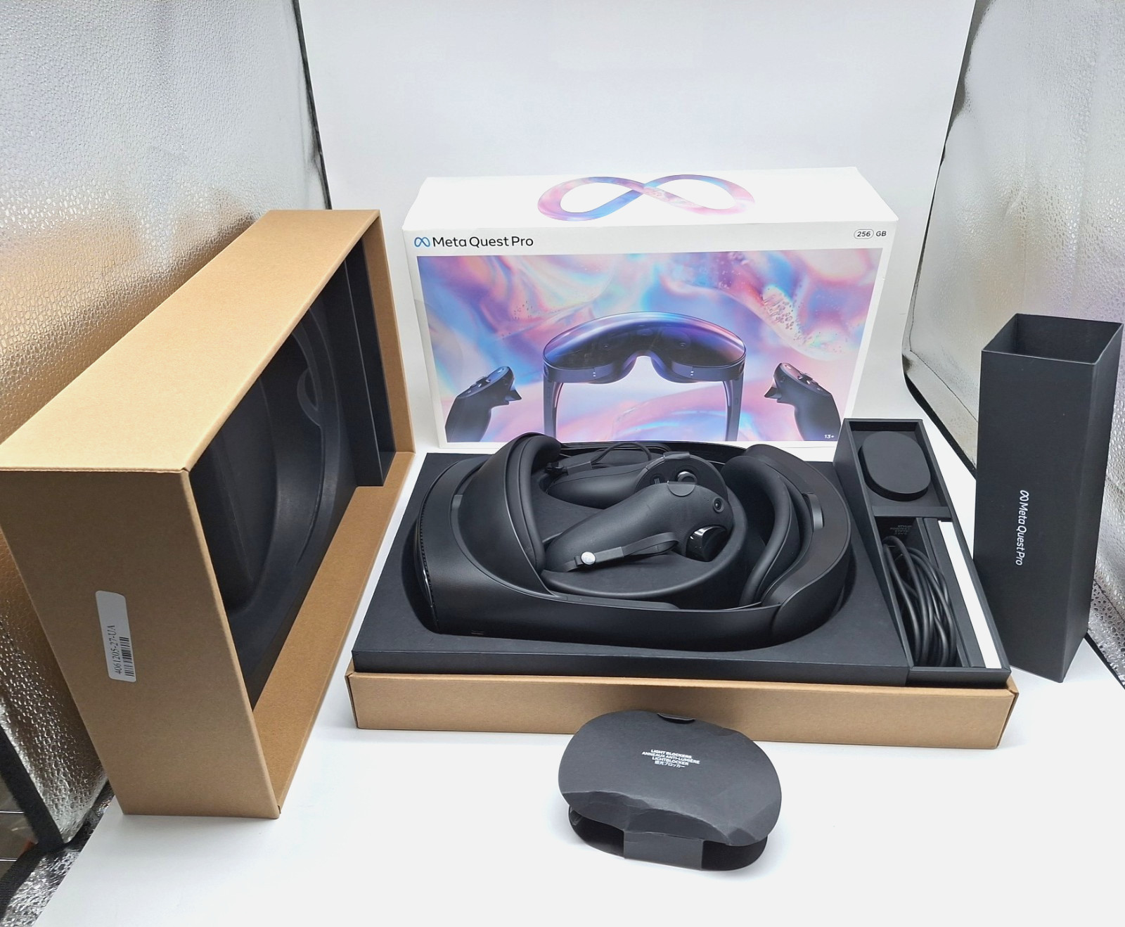 Meta Quest Pro VR Headset with Original Box and Parts - Please Read Description