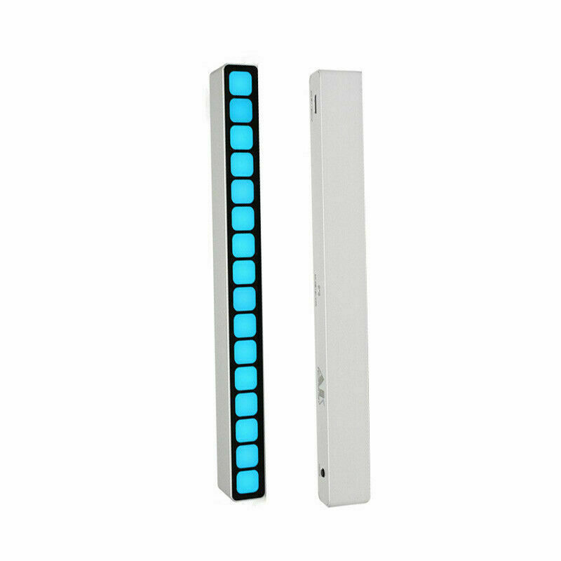 16 Bit MIC Sound Control LED Music Light Audio Spectrum Level Indicator Wireless