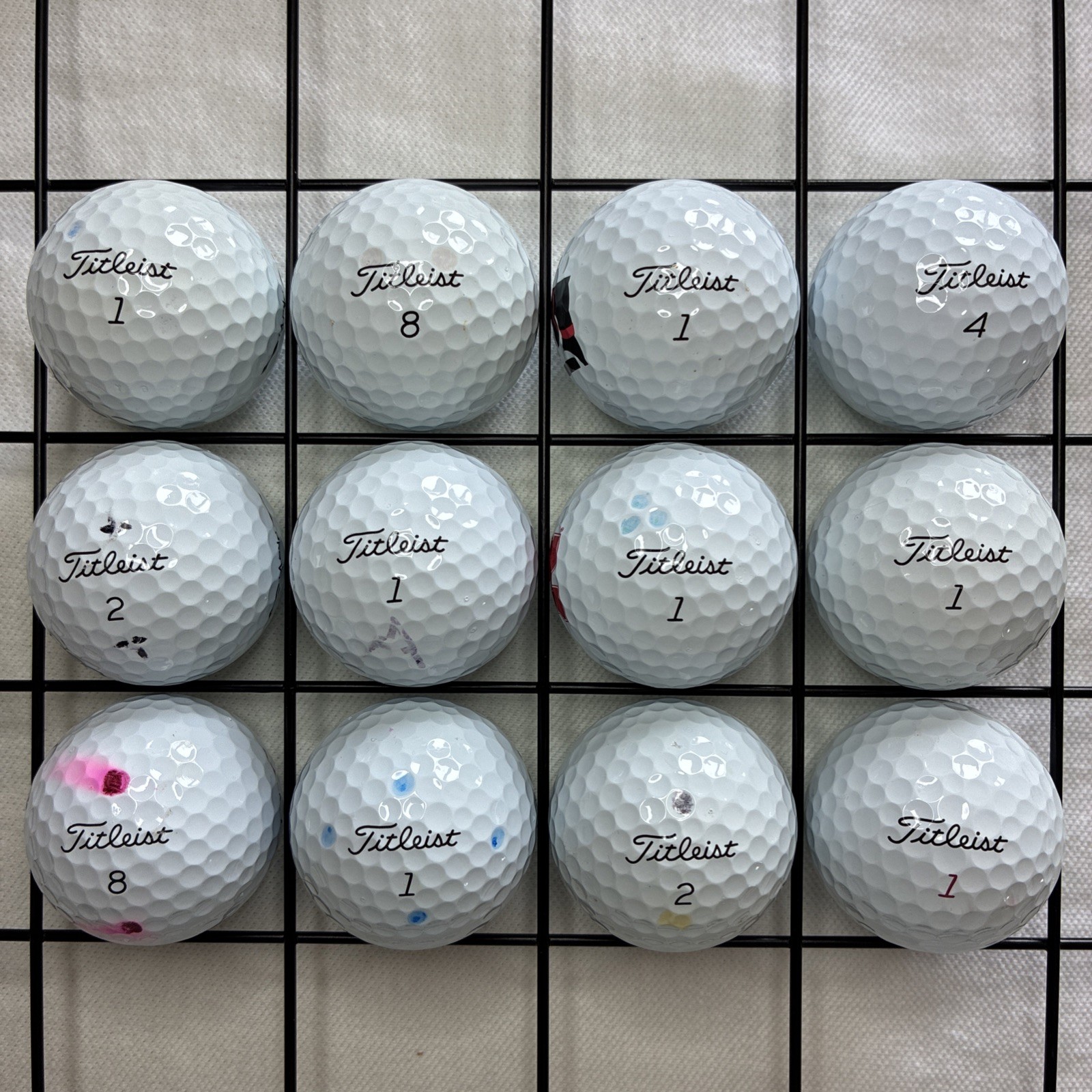 Titleist Golf Balls 12 Pro V1 4A (Minor Marks, Blemishes & Scuffs) With Logos #2