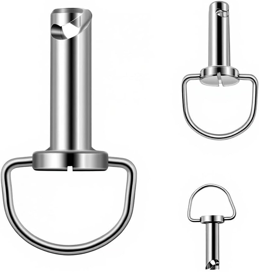 4 Pack Quick Release Hard Saddlebag Mounting Pins Compatible with Harley Touring