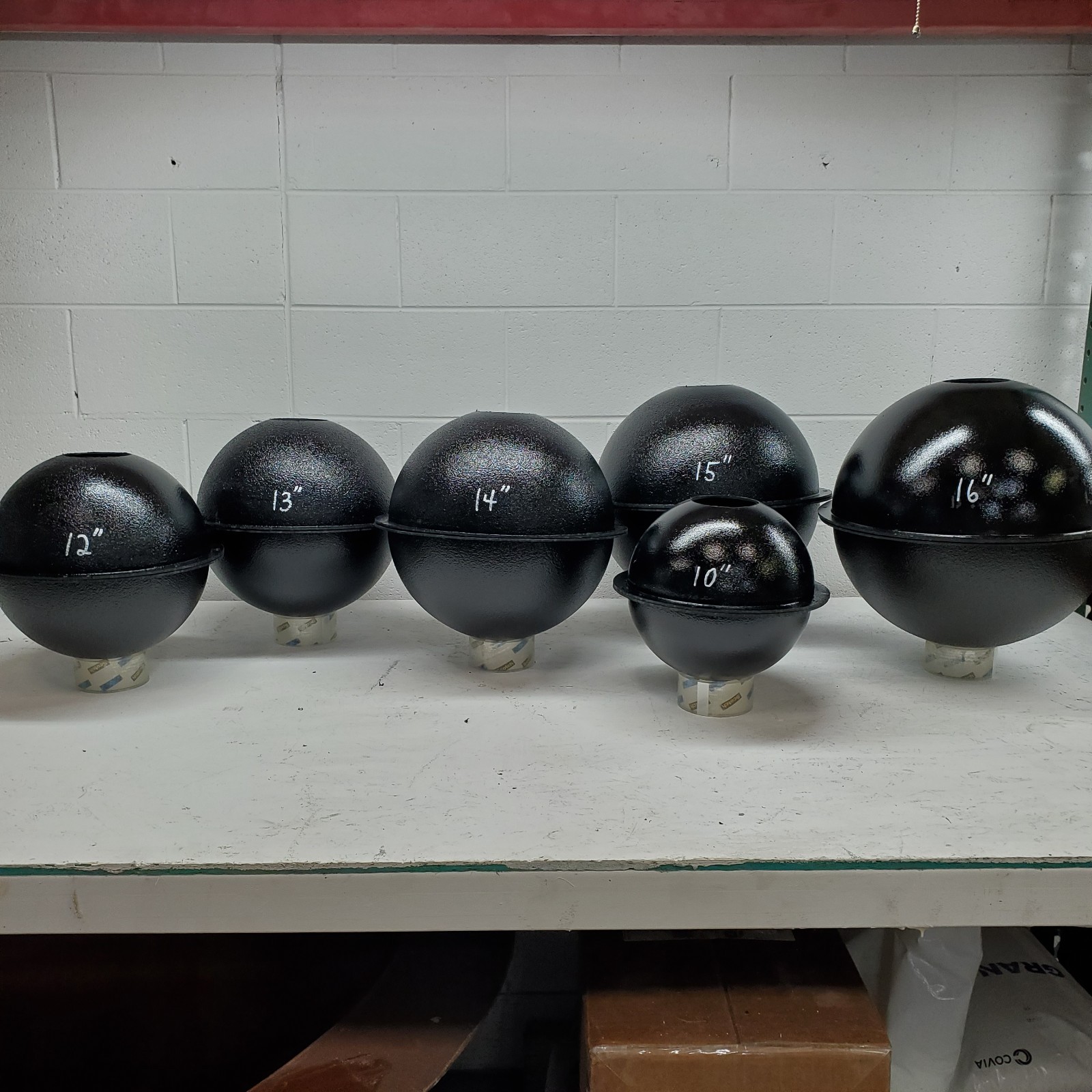 Atlas Stone Molds 6 Piece Set 10 inch to 16 inch