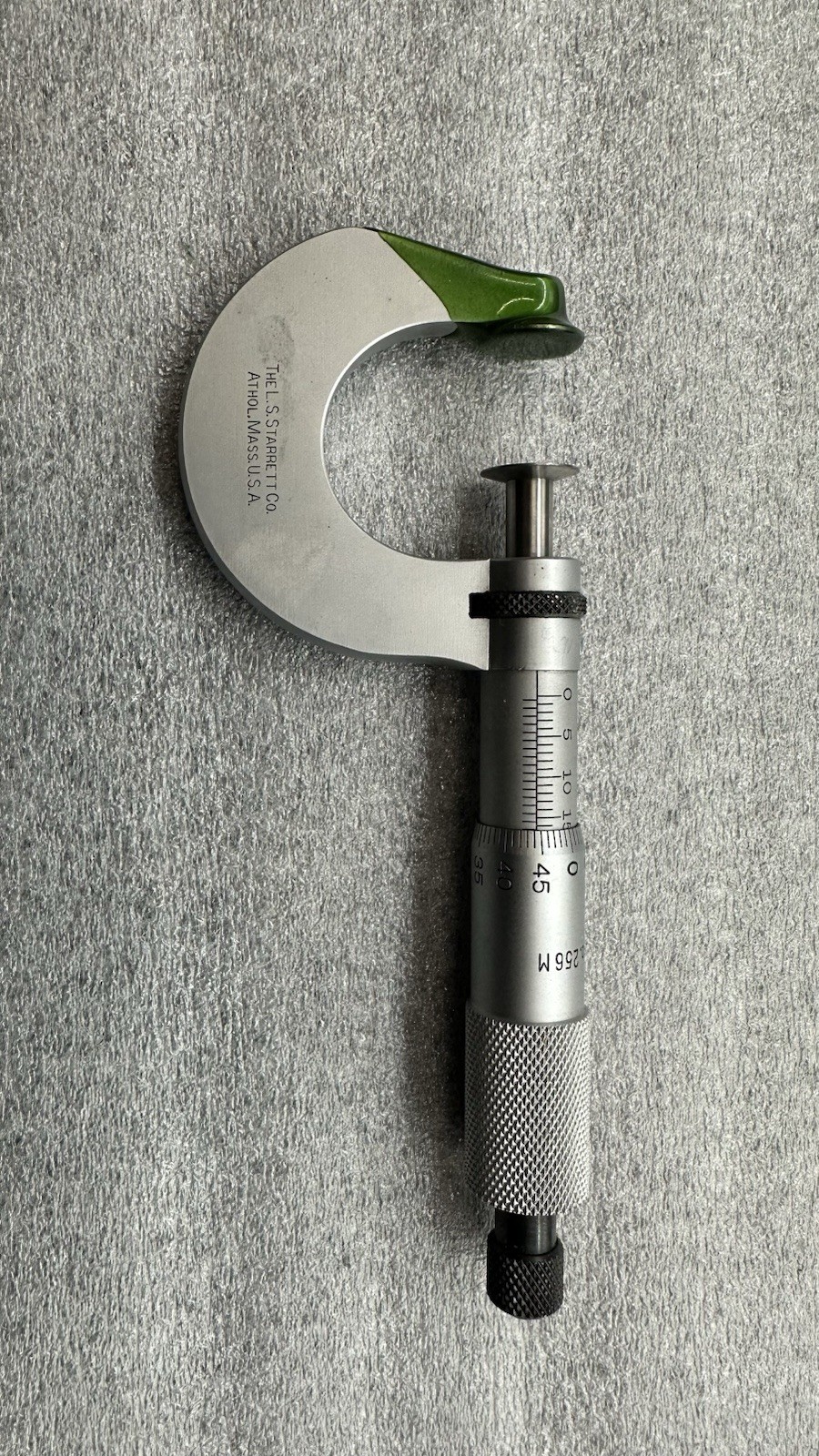 Starrett Disc Flange Micrometer 0-25mm METRIC