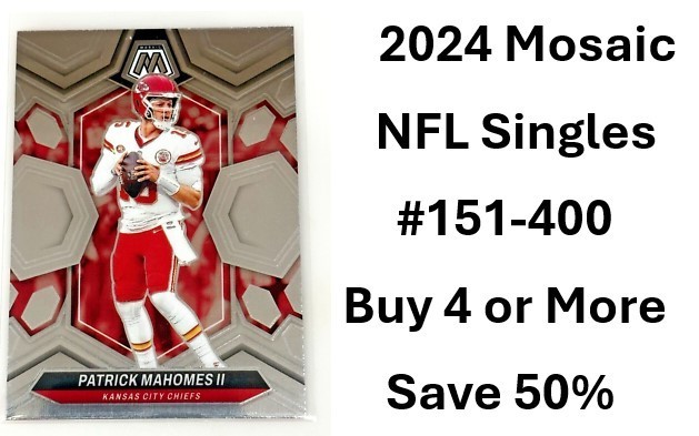2024 Panini Mosaic NFL Football Base Singles You Pick Complete Your Set 151-400
