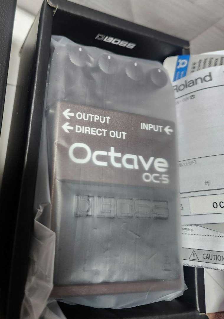 Boss OC-5 Octave Brown Compact Effector Guitar Effects Pedal Musical Instruments