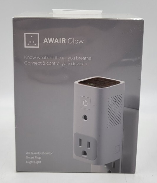 Awair Glow Air Quality Monitor and Smart Plug - CO2, Temp, Humidity - BRAND NEW