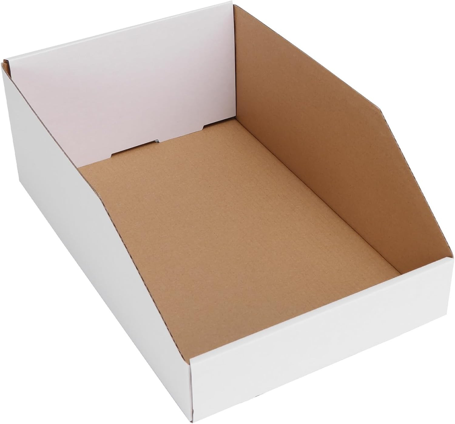 Cardboard Boxes, Pack of 35 Corrugated Storage Bins 12X8X4.5 Inch Pantry Organiz