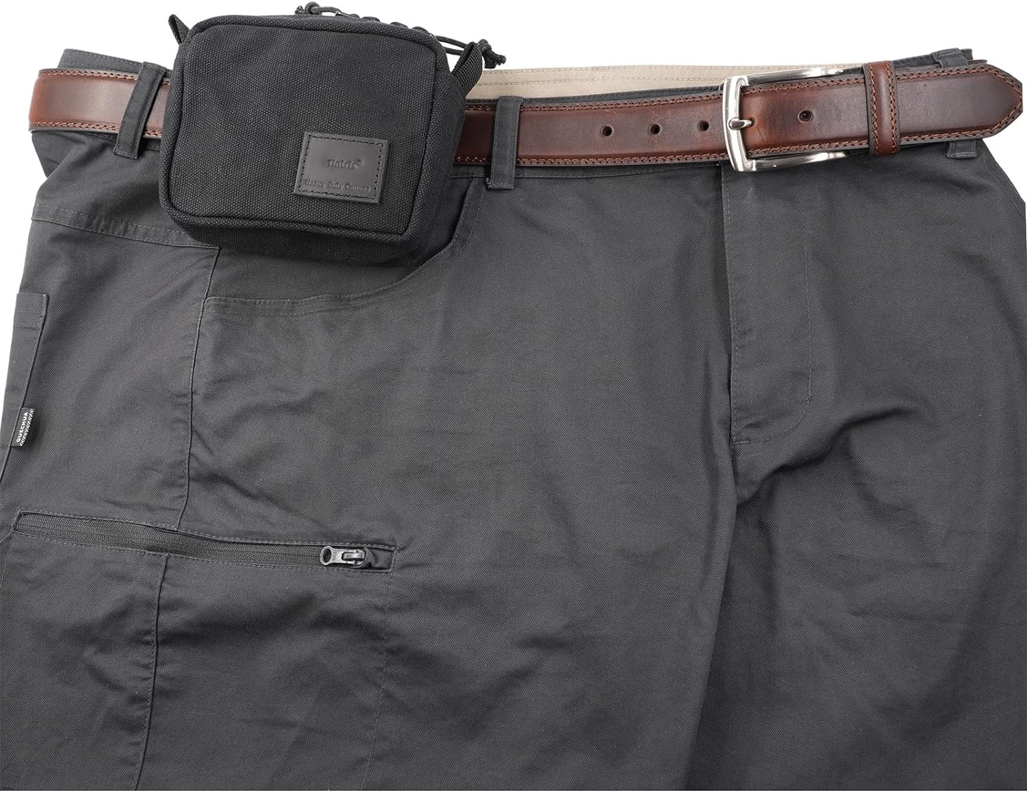 Belt Pouch for Men Women YKK Zippers, EDC Belt Pouch Bag Waist Pack for Hiking,