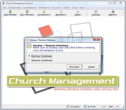Church Management Software Professional Membership System; Church Facilities,...