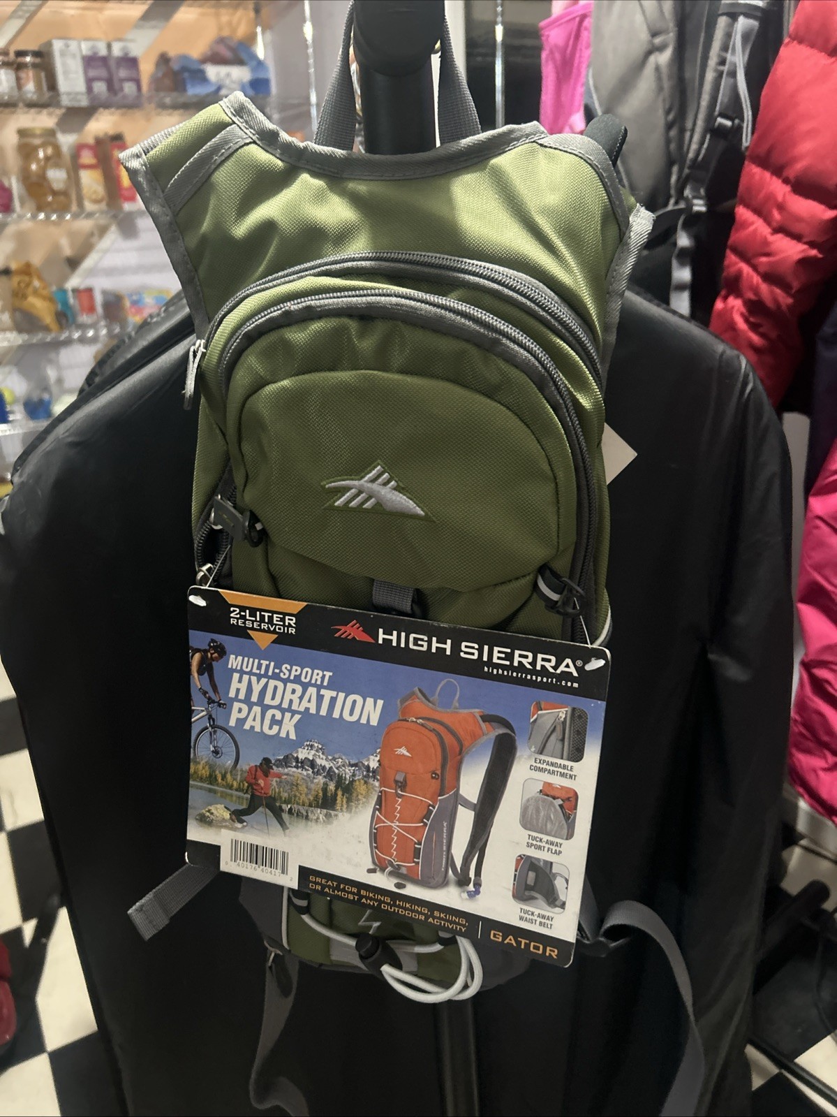 High Sierra Hydration Pack Backpack 2L NEW Hiking Running Cycling Skiing