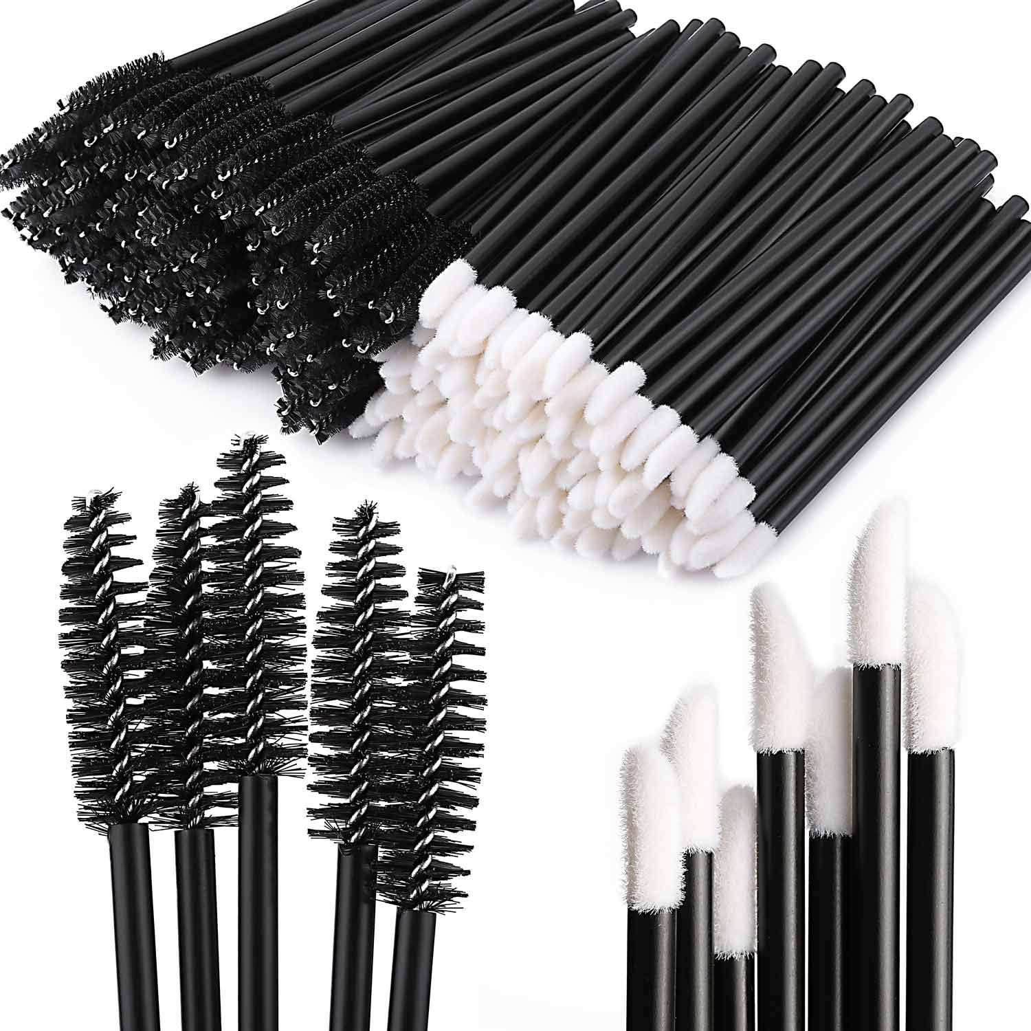 200 Disposable Mascara Wand & Lip Brush Set – Professional Makeup Essentials