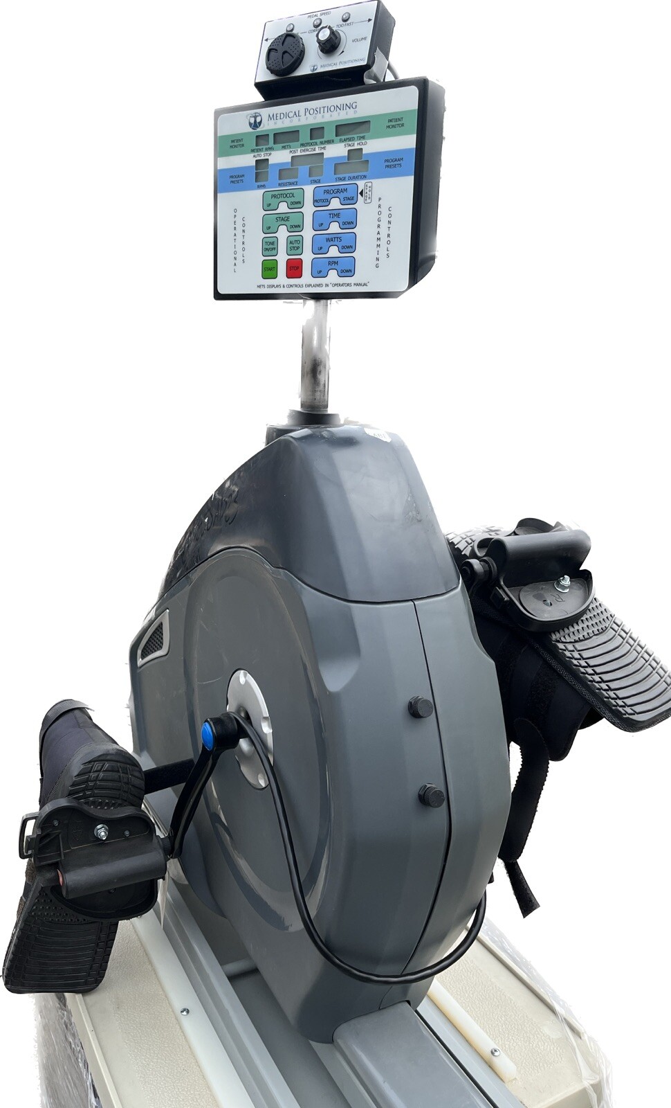 MEDICAL POSITIONING Inc. Stress Echo Ergometer 1505 Stress Test W. Cart & Attach