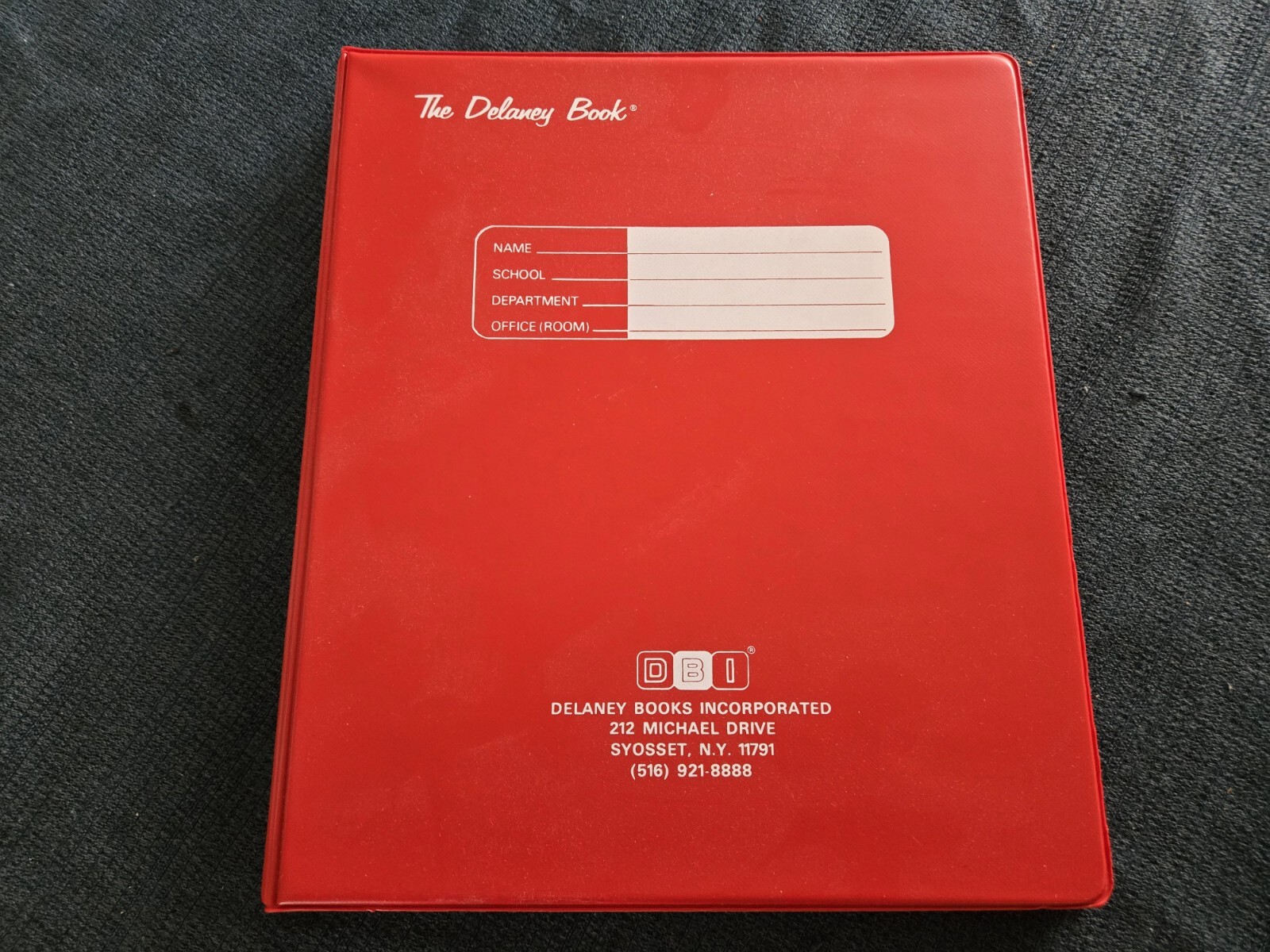 Delaney Books - Trusted Classroom Organizer, Brand New with Inserts