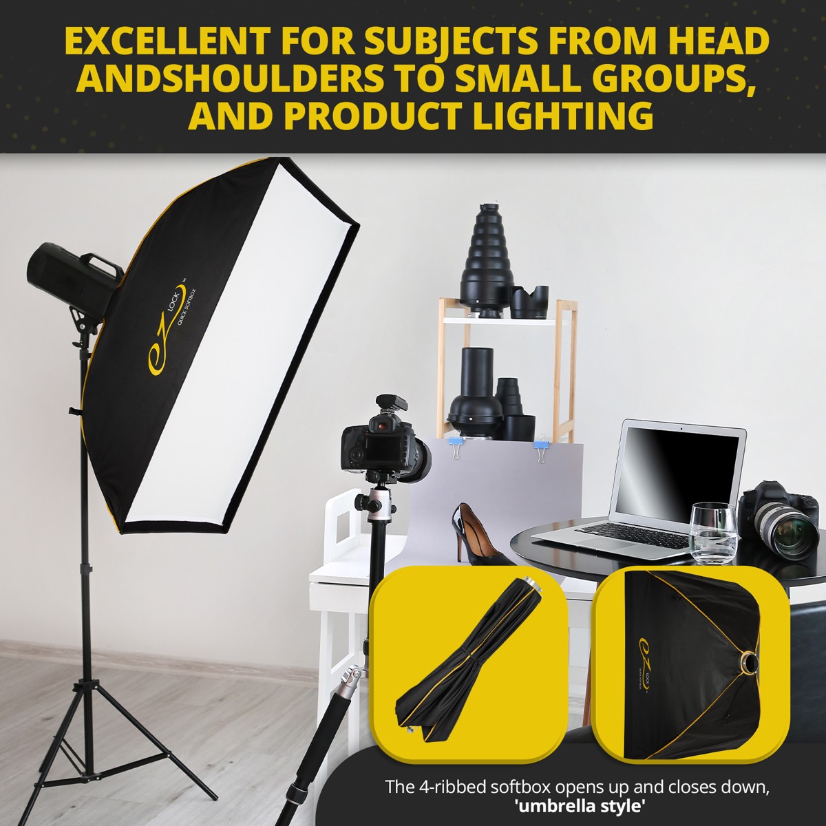 Glow EZ Lock 36x48" Quick Rectangle Softbox