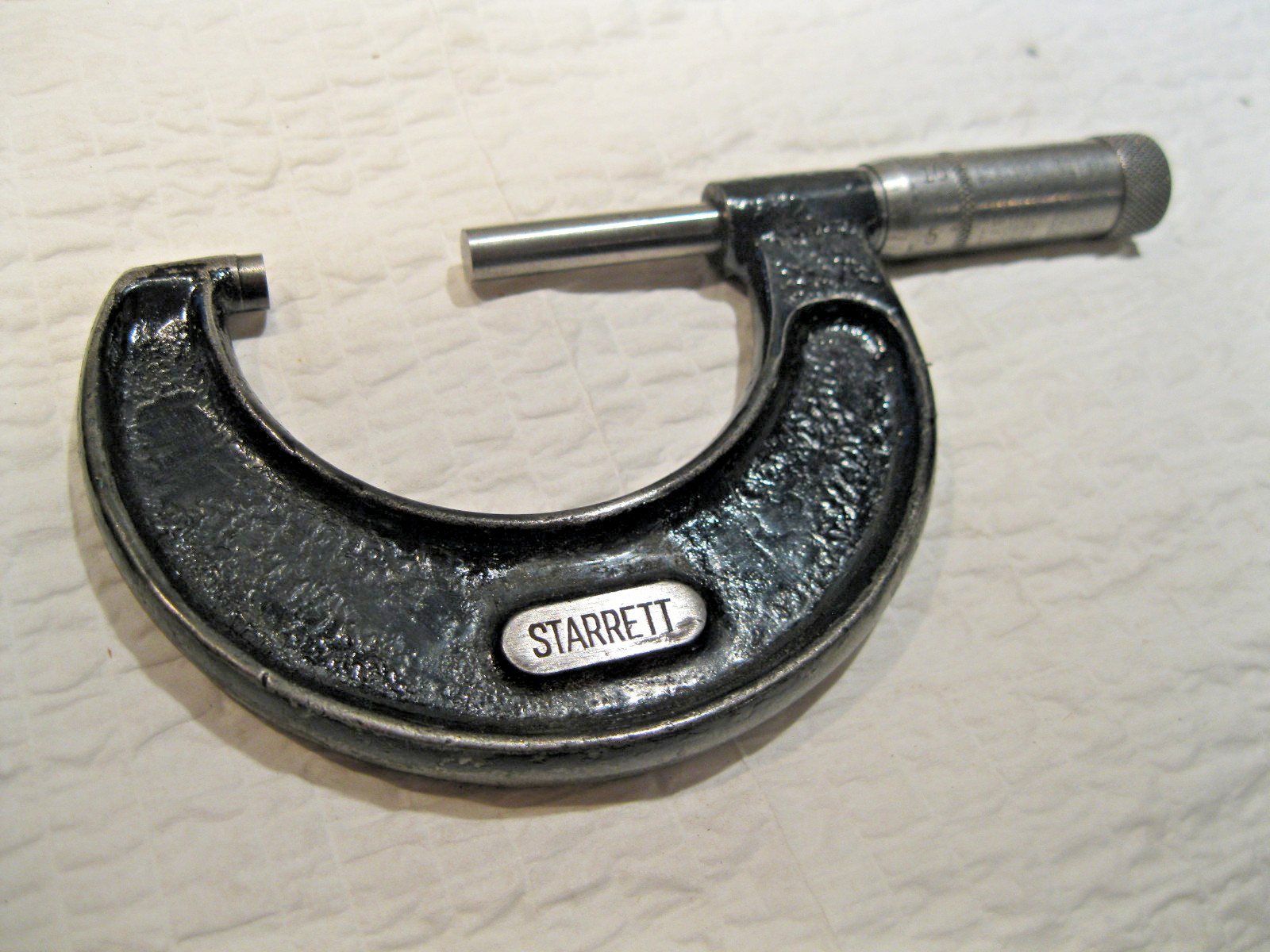Older Starrett Machinist #436 Outside Micrometer 1 - 2"