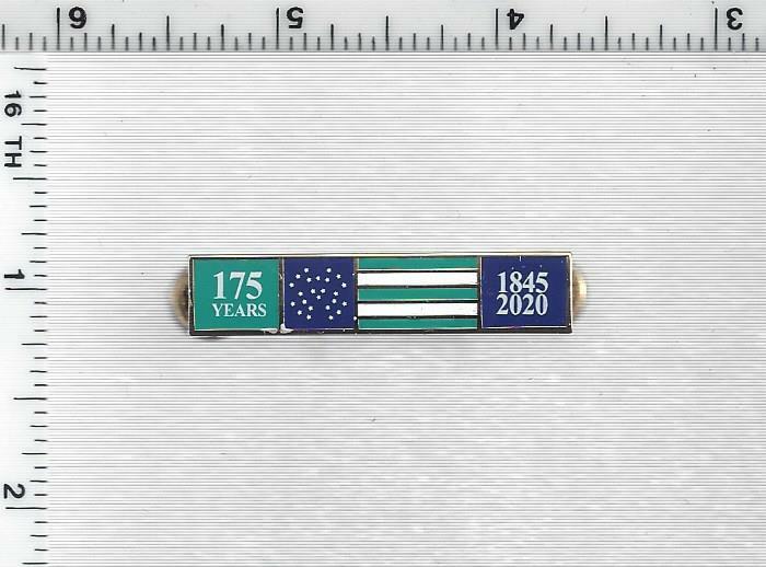 Police Department 175th Anniversary Citation Bar 1845-2020