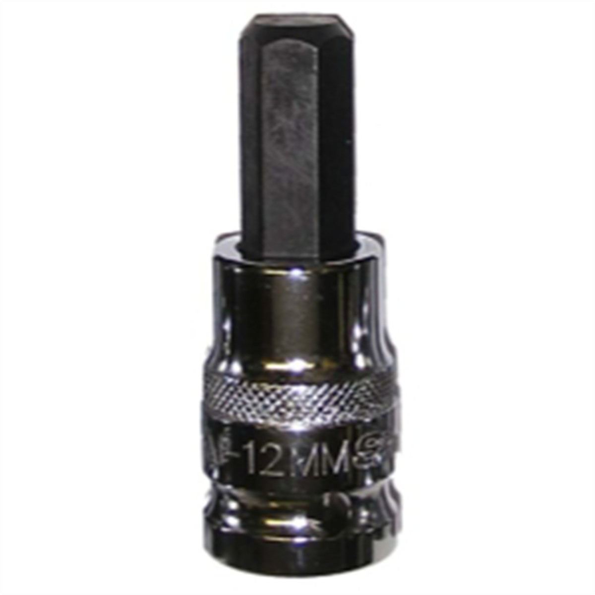 VIM Tools 12 mm Hex Bit, Chrome 1/2 Inch Square Drive Bit Holder
