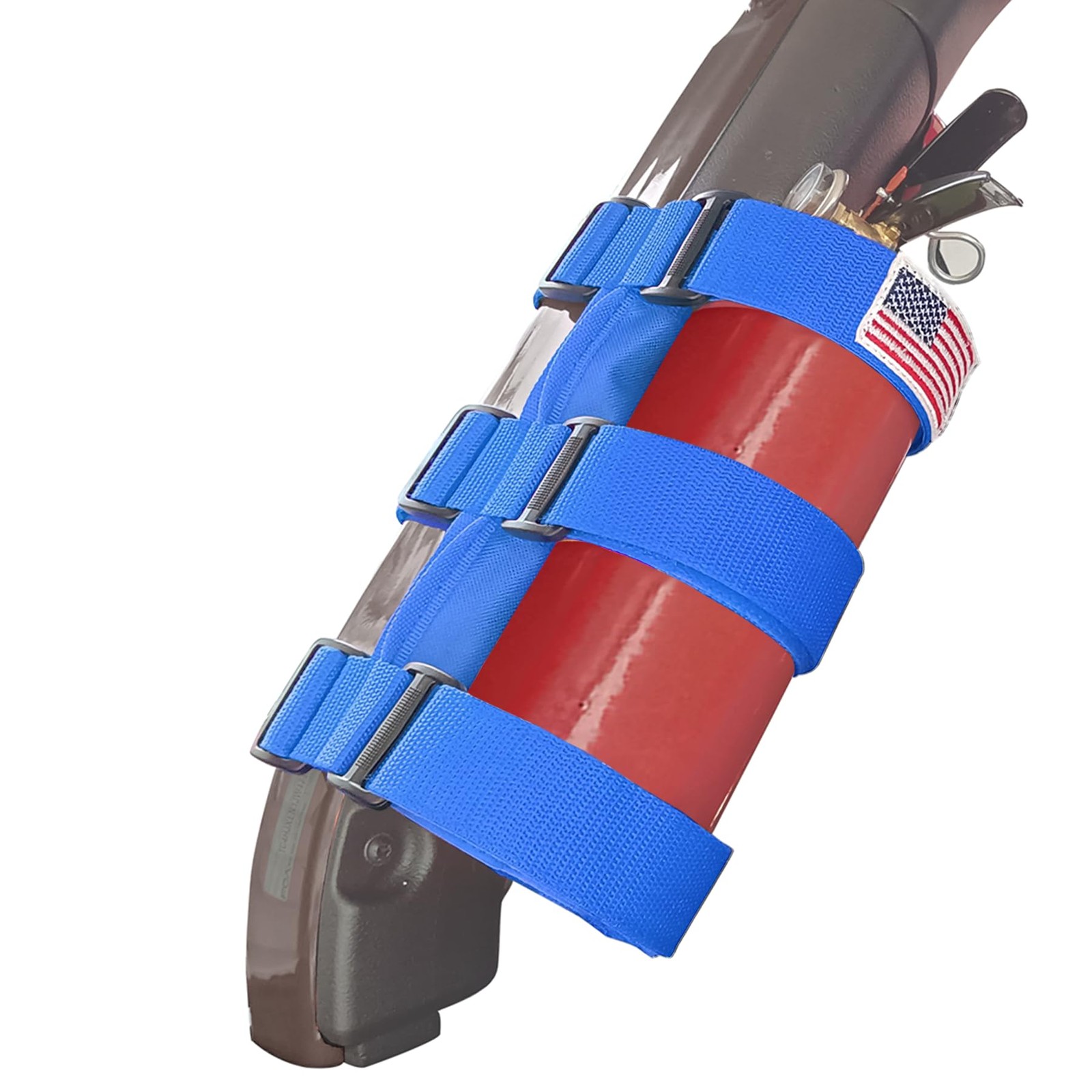 Adjustable Roll Bar Fire Extinguisher Mount Holder 3 lb for Jeep Wrangler CJ ...