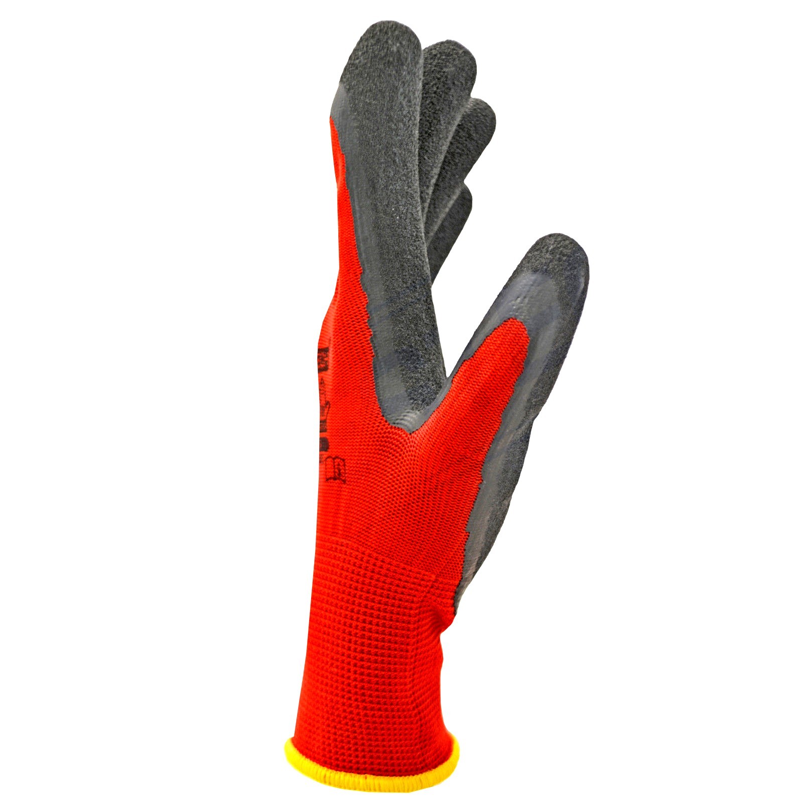 12 Polyester Mechanics Gloves Dipped w/ Latex light weight JORESTECH